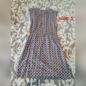 Stylish Geometric Print Dress